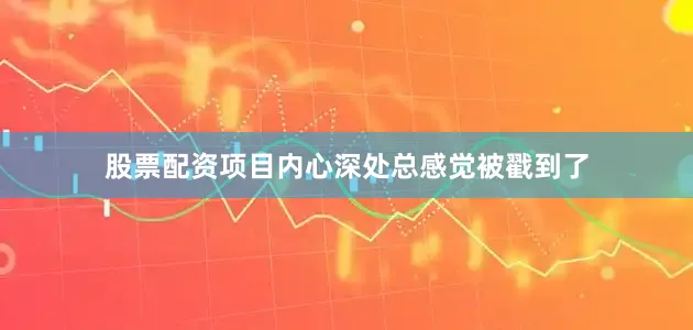 股票配资项目内心深处总感觉被戳到了
